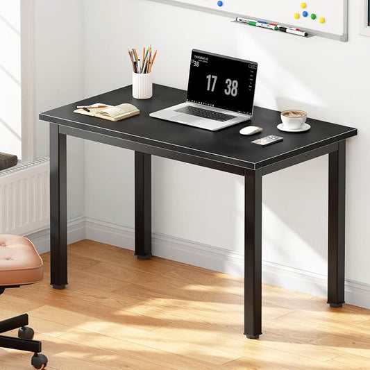 DlandHome 31.5 inches Small Computer Desk,Writing Table for Small Spaces Study Table Student Laptop Desk Black