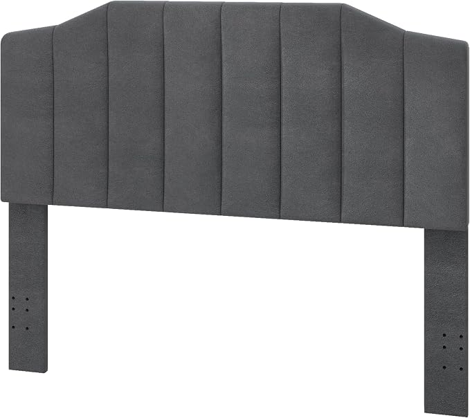 Befurtori Upholstered Accent Headboards (Dark Gray, Queen/Full)