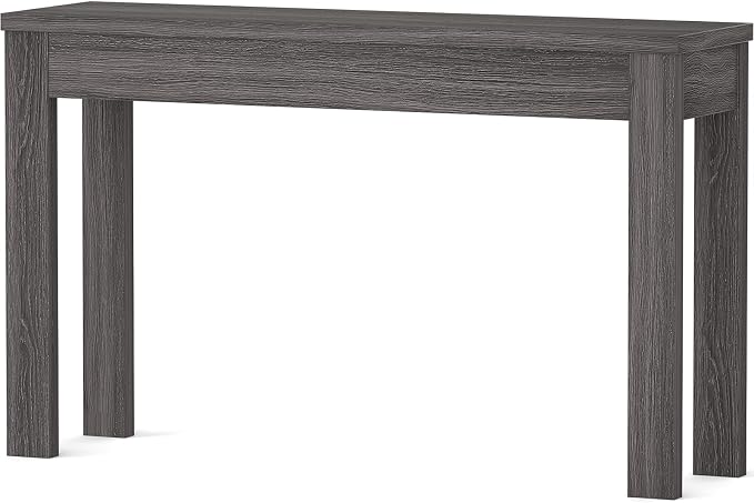 Armocity Console Table, 47" Farmhouse Wood Entryway Table, Sofa Tables Narrow Long Behind Couch, Entry Table for Entrance, Hallway, Living Room, Gray Walnut