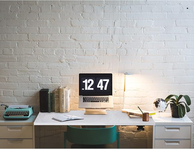 Kaboon 42x20 inches Tabletop, Solid One-Piece Desktop for Sit Stand Desk, Double Desks, L Desk DIY,Wood Countertop Home or Commercial Use,1 inch Thick, White Rock, 20" D x 42" W