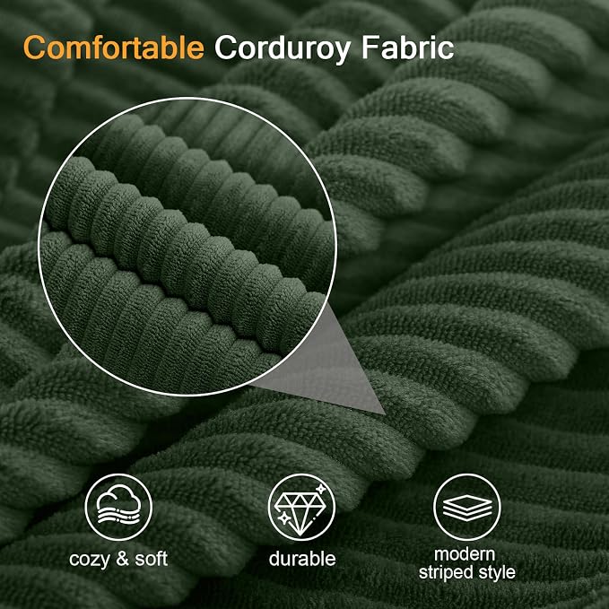 COMAX Futon Sofa Bed, Convertible Sofa Bed, Folding Boneless Couches | Boneless Couch for living room, 4‑in‑1 Fold Out Small Foldable Loveseat Floor Sleeper Mattress Lounge Space‑Saving, Green
