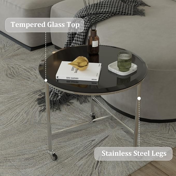 White Faux Marble Coffee End Table Set, 2-Piece Modern Silver Nesting Coffee Table, Square Center Table with Mirrored Chrome Legs for Living Room Apartment