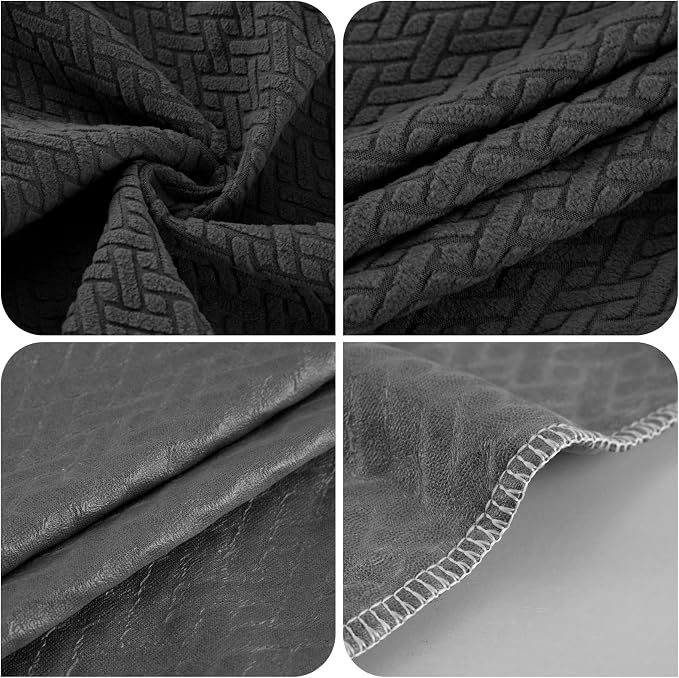 YISUN Stool Covers Rectangle - 4 Pack Stretch Waterproof Saddle Seat Cover Counter Bar Stools Bar Chairs Covers Kitchen Island Chairs Cushion Protector