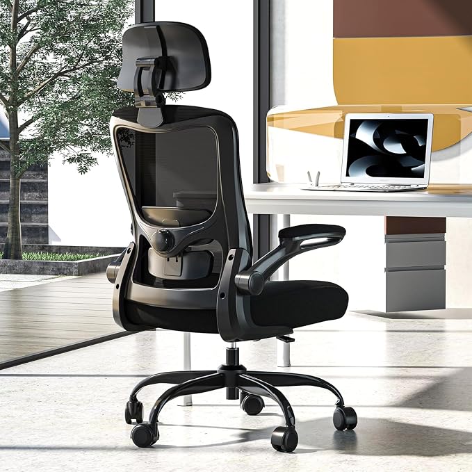 Ergonomic Office Chair for Long Hours, Full-Body Support, Relieve Neck & Back Pressure, 330LBS Capacity, Ideal for Home Office, Office & Study