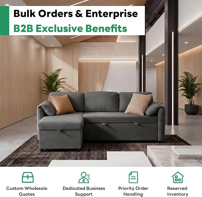 Tbfit 83'' Pull Out Sofa, 3 in 1 Sleeper Sofa Couch with USB & Storage Chaise, Comfy Sofa Bed with Pull Out Bed, Convertible Sleeper Sofas for Living Room, Small Spaces, Dark Gray