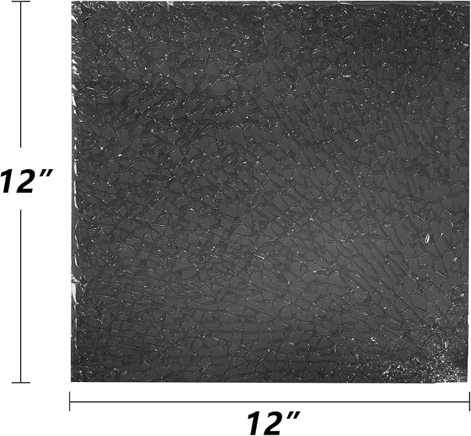 GASPRO 20 lbs Black Fire Glass for Fire Pit, 1/2-Inch Reflective Glass Rocks for Propane or Gas Fireplace, Add Ambience to Gatherings and Parties for Outdoors and Indoors