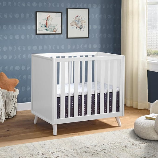 Oxford Baby Renwick 3 in 1 Mini Crib, White