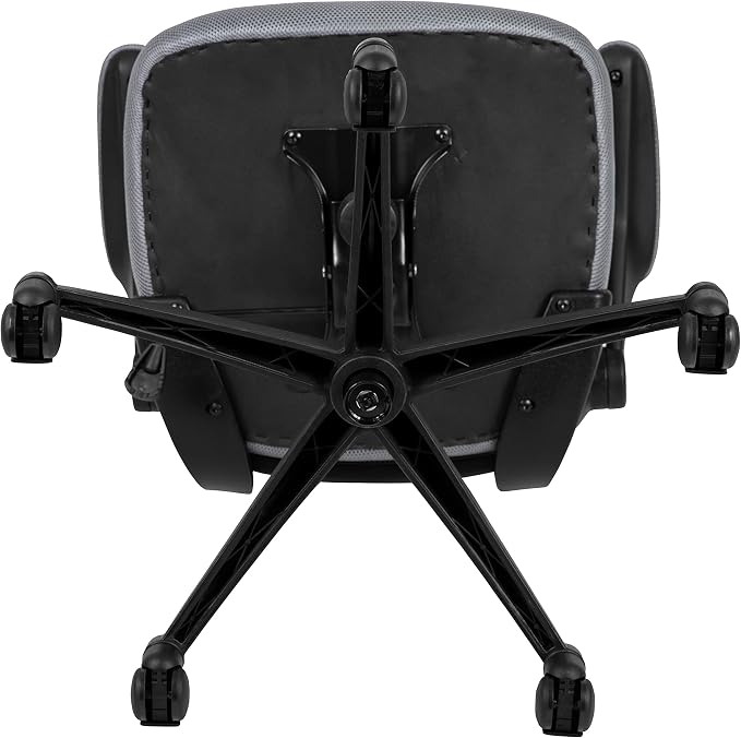Flash Furniture Kelista Office Chair, Ergonomic, Mid-Back, Dark Gray Mesh with Swivel