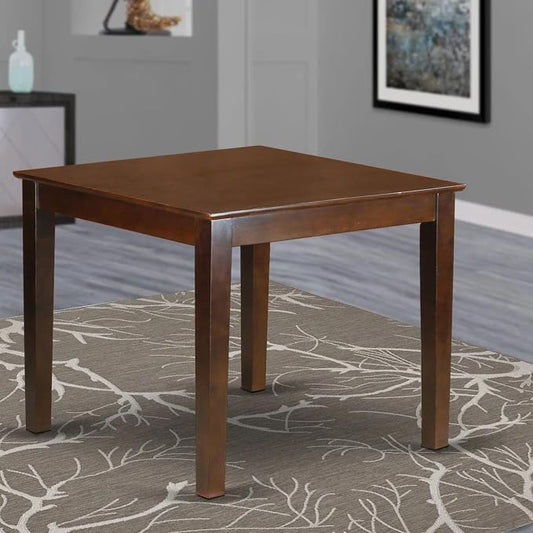 East West Furniture OXT-MAH-T Oxford Square Kitchen Dining Table for Small Spaces, 36x36 Inch, Mahogany