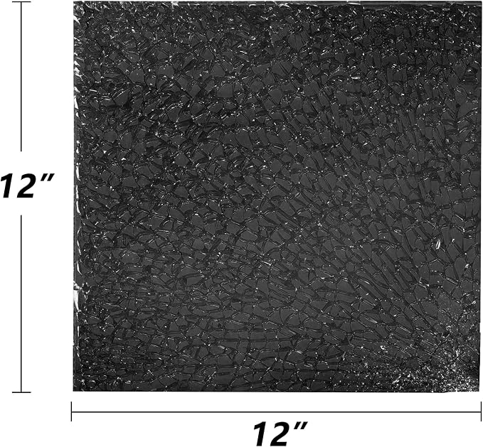 GASPRO 20 lbs Fire Glass for Propane Fire Pit, 1/2-Inch Decorative Firepit Glass Rock for Gas Fireplace