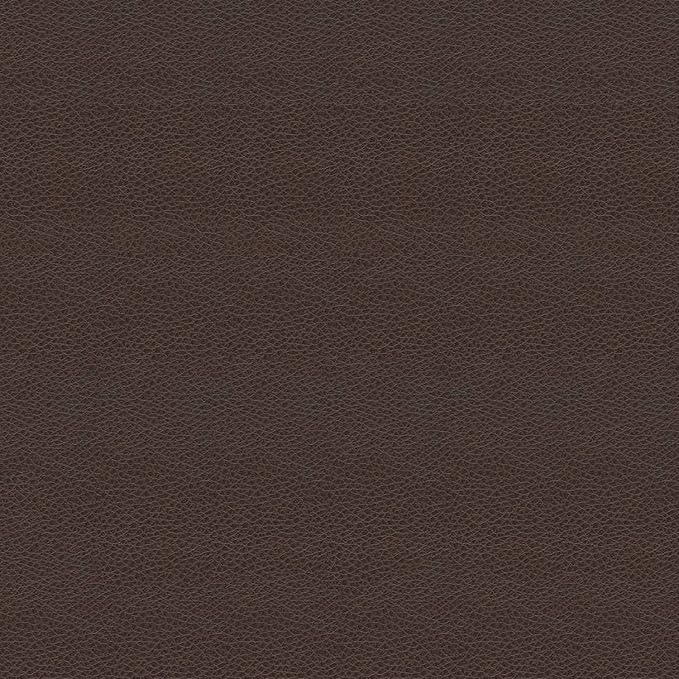 HomePop 32" Large Tufted Round Storage Ottoman - Vintage Brown Faux Leather