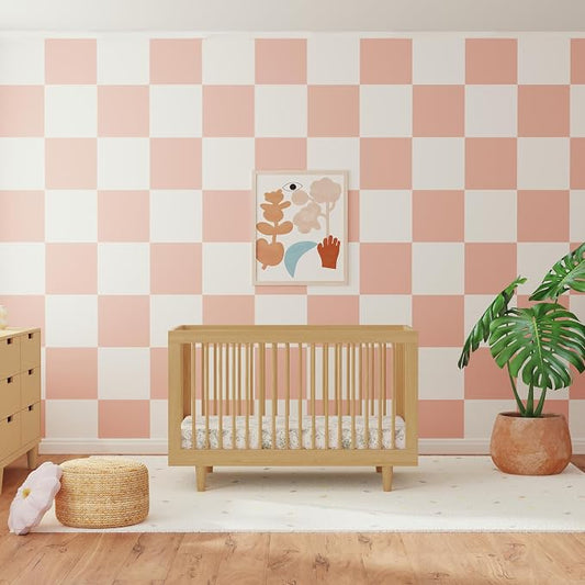 Davinci Marley 3-in-1 Convertible Baby Crib, Honey | GREENGUARD Gold Certified, FSC Certified, Converts to Toddler Bed & Daybed, 4 Adjustable Mattress Heights - Easy Assembly
