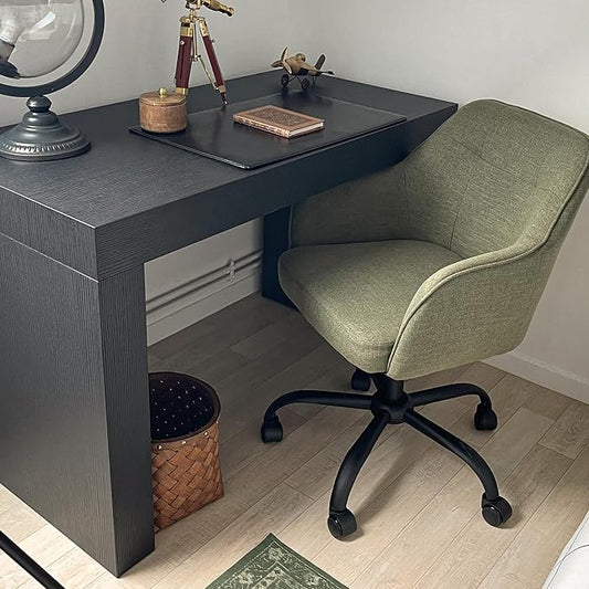 Mobili Fiver, Evolution Desk 47.2 x 23.6 in, Ashwood Black with Two Legs, Made in Italy
