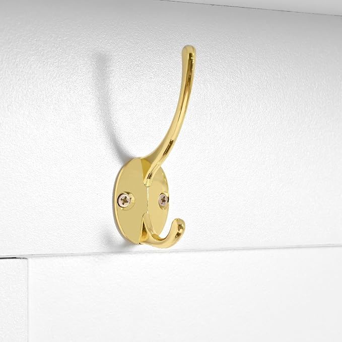 Merax Modern 4-in-1 Storage Hall Tree with Bench, Versatile Multiple Space with 6 Golden Hooks, 2 Drawers, Entryway Coat Rack for Living Room, Hallway, White