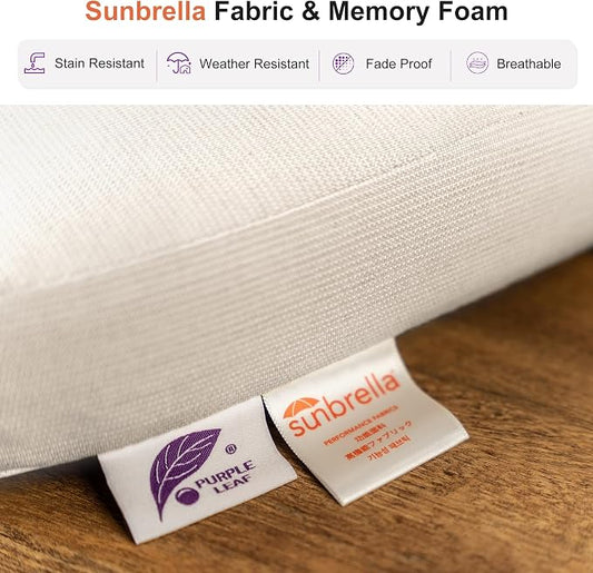 PURPLE LEAF 5 Pieces Oversized Round Patio Dining Set Aluminum Frame and Wicker Rattan Arm Chairs with Cushions for Garden Porch Kitchen Modern Outdoor Teak