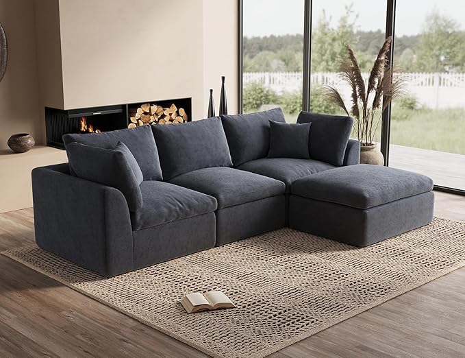 ohllob Middle Back for Cloud Sectional Couches Living Room, Modular, Boneless