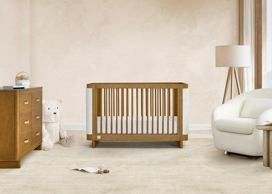Delta Children babyGap Callie 4-in-1 Upholstered Crib (Acorn/White Boucle)