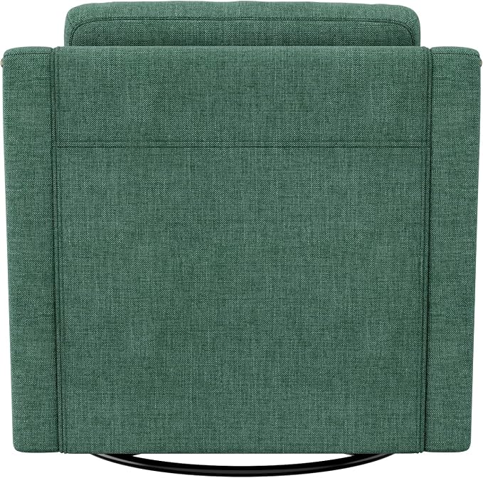 Swivel Accent Chair Set of 2,Armchair,Bronze Nail Decoration Comfy Living Room Chair,Single Sofa Chair,Reading Chairs,for Living Room Bedroom Reading Apartment (Green, 2 Green)