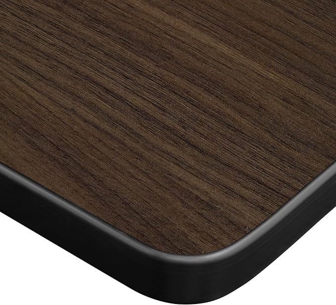 Romig Axis-Pro 66 x 30 in. Mobile T-Base Training Seminar Table- Neo Walnut