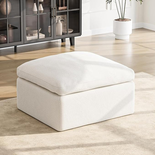 36 Inch Single Seat OTM CC001 Series Modular Sectional Sofa Couch Ivory White