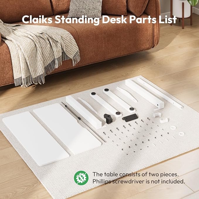 Electric Standing Desk,35x24 Inches Adjustable Height Stand up Desk, Sit Stand Home Office Desk with Splice Board, 3 Preset Heights,Equipped with Hooks,Ergonomic Computer Desk Workstation,White