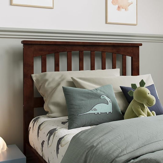 AFI, Mission Twin Solid Wood Headboard, Walnut