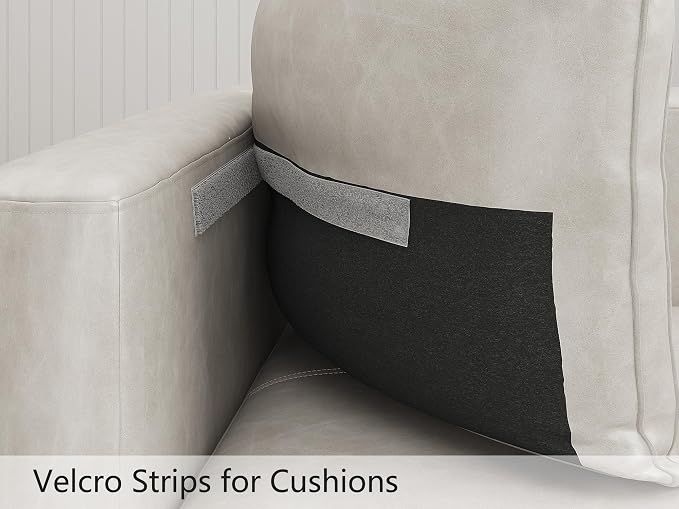 EASE MOOSE Faux Leather Sectional, Modular Sectional Sofa with Storage, Leather Couch U Shaped Couches for Living Room, Whitesand
