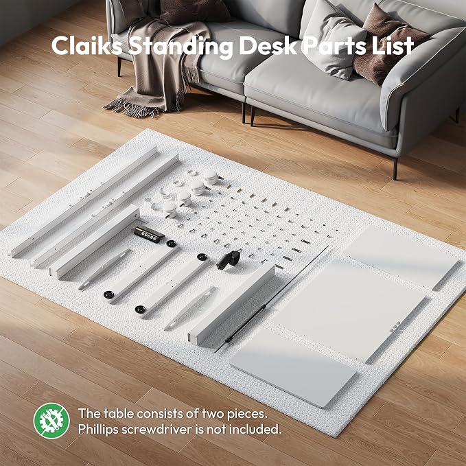 Large Electric Standing Desk,63x28 Inches Adjustable Height Stand up Desk, Sit Stand Home Office Desk, 3 Preset Heights,Equipped with Hooks,Ergonomic Computer Desk Workstation,White