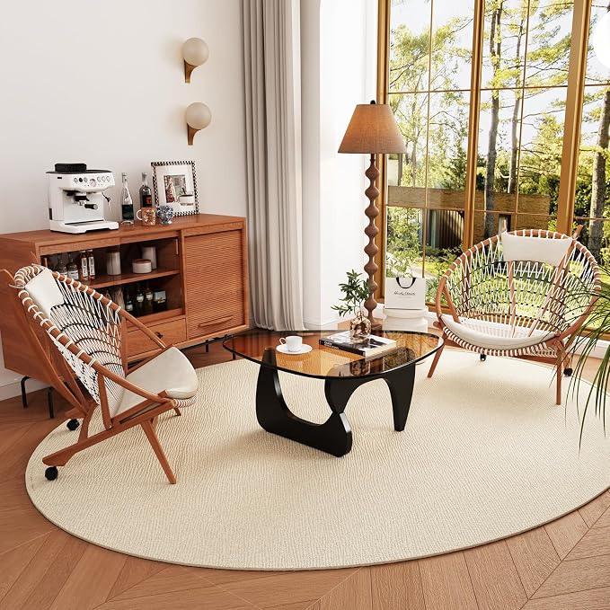Coffee Tables Glass Small Farmhouse Coffee Table Mid-Century Modern Wood Center Table for Living Room, Black Brown, 36 Inch