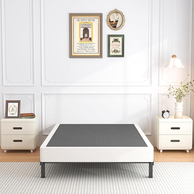 ROIL 7 Inch Twin XL Box Spring, Heavy Duty Metal Bed Base Mattress Foundation with Fabric Cover, 3500lbs Max Weight Capacity, Easy Assembly, Noise Free, Non-Slip