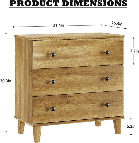 Rustic Drawer Dresser with 6 Drawers 2 in 1 Storage Dressers Organizer for Bedroom, Living Roomm,Brown Oak