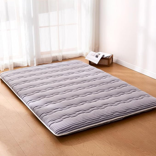 jzbearapt Premium Foam Japanese Floor Mattress Futon Mattress,100% High Density Comfortable Foam, Thicken Tatami Mat Sleeping Pad, Ideal for Comfort and Support, Queen (80" X 60")