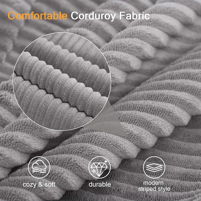 COMAX Futon Sofa Bed, Convertible Sofa Bed, Folding Boneless Couches | Boneless Couch for living room, 4‑in‑1 Fold Out Small Foldable Loveseat Floor Sleeper Mattress Lounge Space‑Saving, Grey