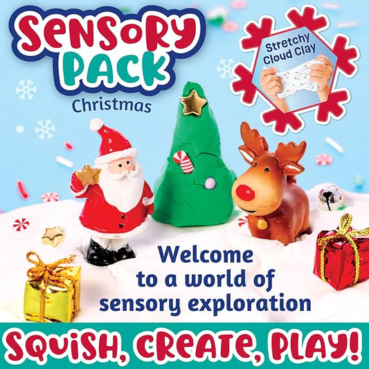 Creativity for Kids Sensory Pack: Christmas - Activities for Kids, Toddler Stocking Stuffers & Sensory Bin Filler, Travel Toys for Toddlers (Ages 3+)