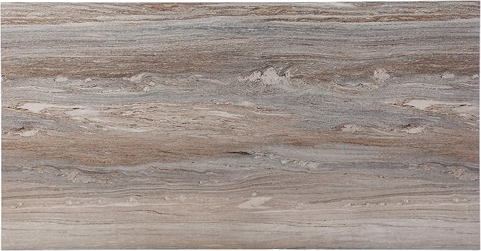 SEI Furniture Chadkirk Writing Desk, Brown Faux Marble (AMZ7336211OH)