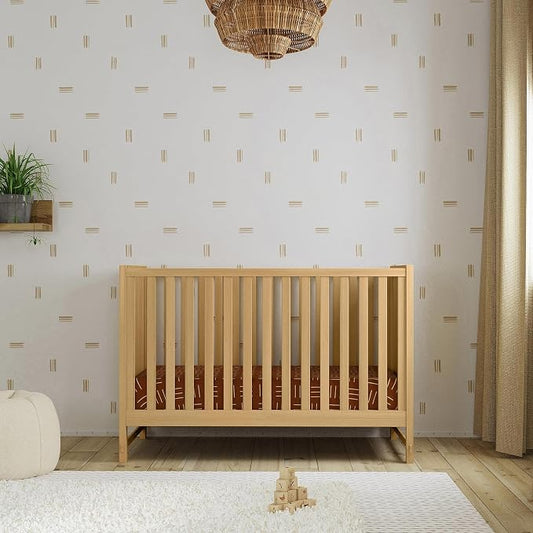 Davinci Margot 3-in-1 Convertible Crib in Honey GREENGUARD Gold Certified