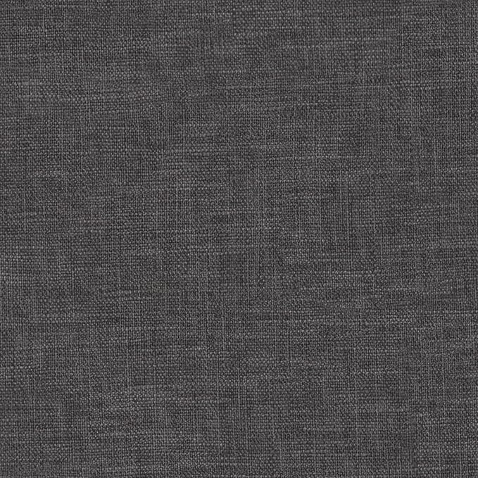 SIMPLIHOME Owen Coffee Table Storage Ottoman - 34" Wide x 19" High Upholstered Linen Look Fabric Rectangular Lift-Top Ottoman in Slate Grey, Mid-Century Modern Bench for Living Room with Tapered Legs