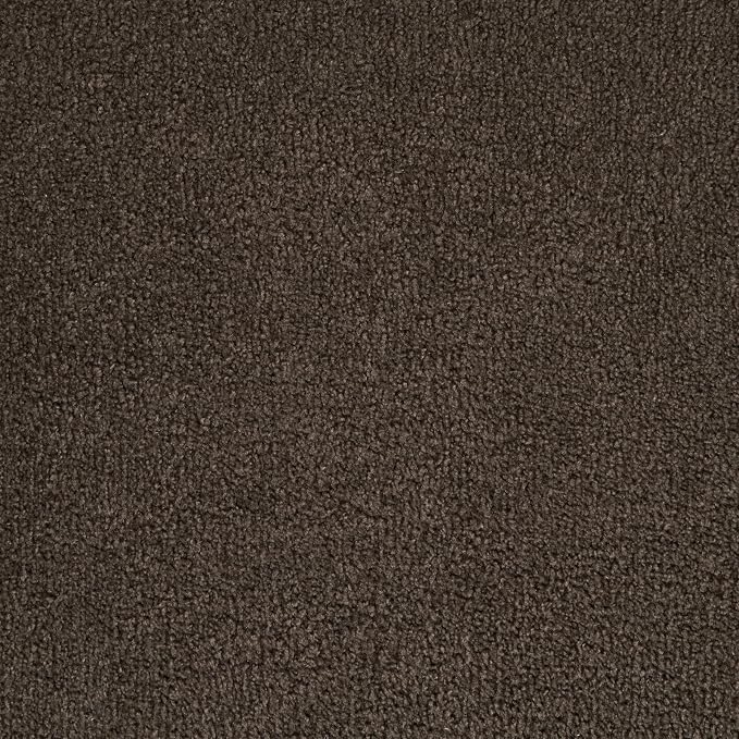 Christopher Knight Home Carly Low Profile Accent Chair, Boucle Upholstered Barrel Chair, Comfy Reading Chair for Bedroom, Wooden Single Lounge Sofa, Dark Brown