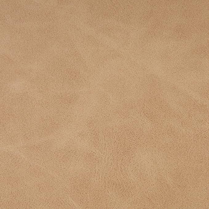 HomePop 18" Square Tufted Storage Ottoman - Sand Faux Leather