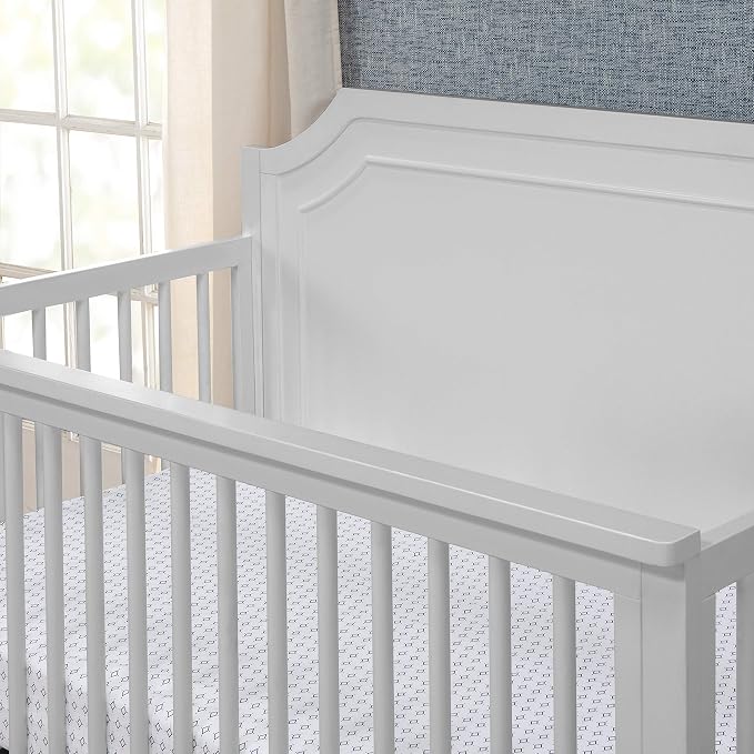 Davinci Chloe Regency 4-in-1 Convertible Crib in Fog Grey, Greenguard Gold Certified