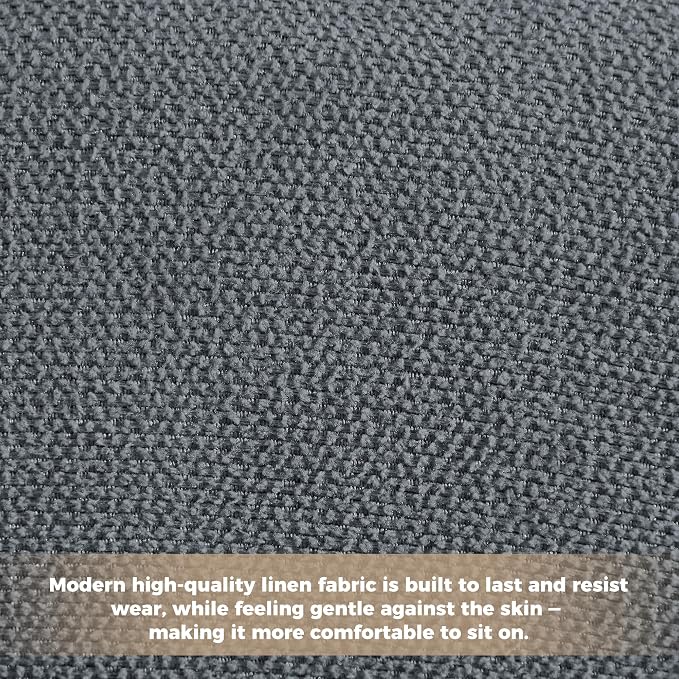 Folding Chairs with Cushion Set of 2,Padded Foldable Dining Chairs,Portable Wooden Folding Dining Chairs for Dining Room Kitchen Wedding Party Indoor Linen Walnut Darkgrey