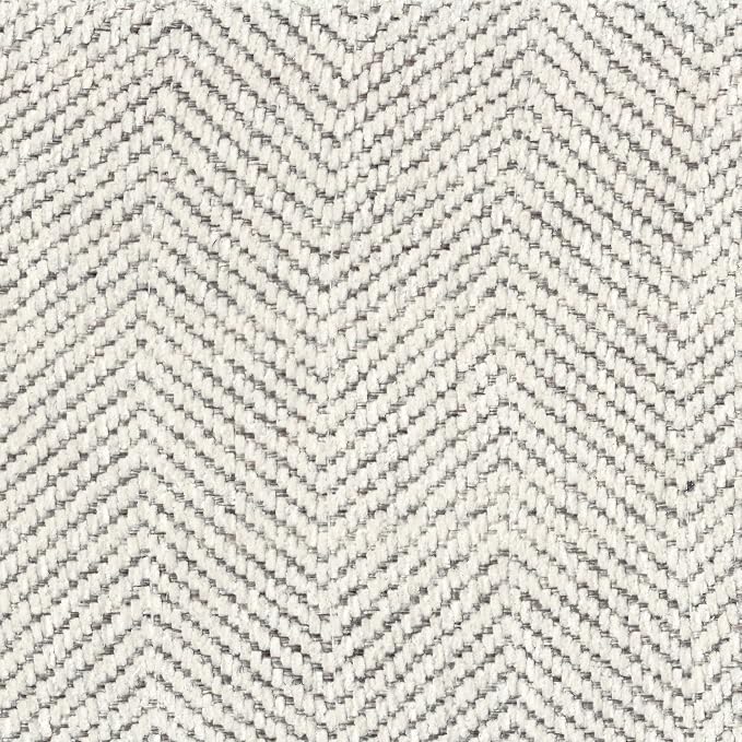 HomePop 24" Medium Storage Ottoman - Cream Chevron Woven