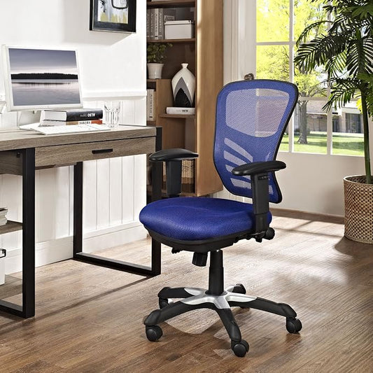 Modway EEI-757 Articulate Ergonomic Mesh Office Chair in Blue