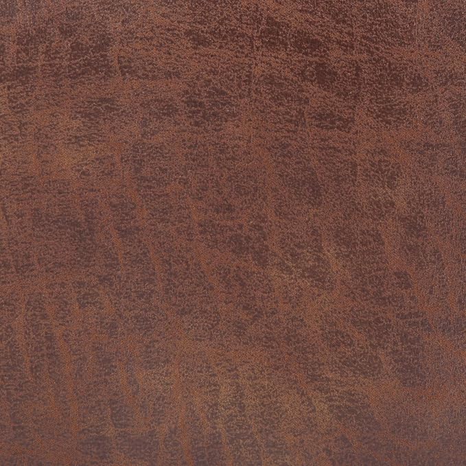 SIMPLIHOME Owen Rectangular Storage Ottoman - 48 inch Wide Upholstered Vegan Leather Lift-Top Ottoman in Distressed Saddle Brown, Mid-Century Modern Ottoman for Living Room with Tufted Detail