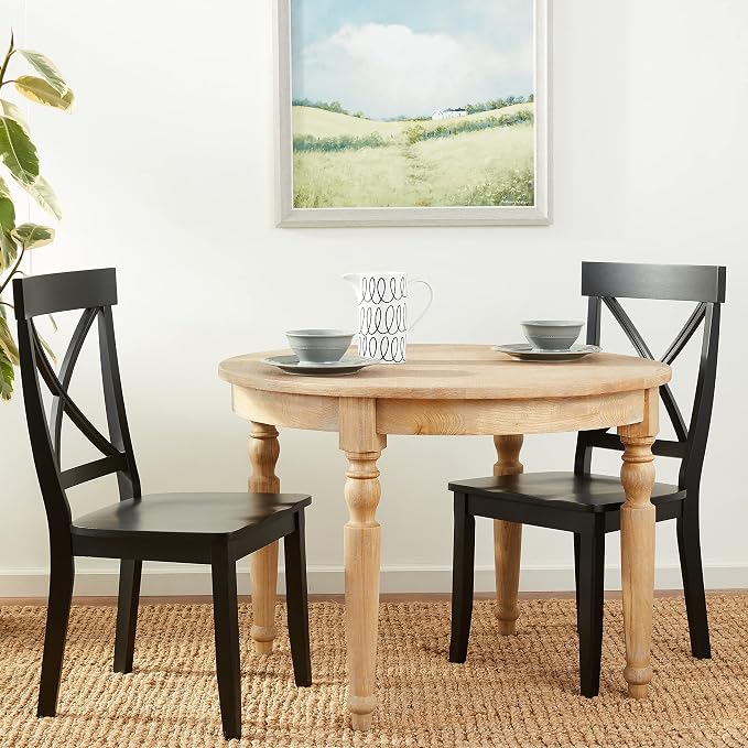 Homestyles Blair Black Dining Chairs, Set of 2