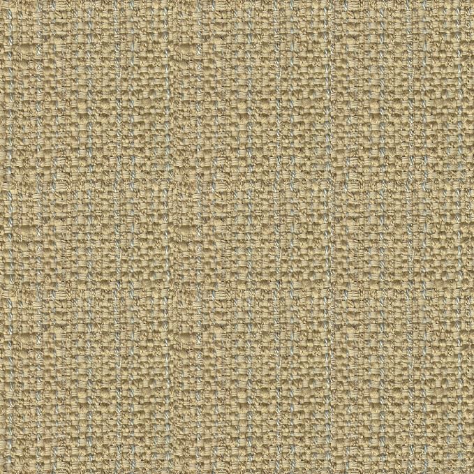 HomePop 25" Button Tufted Round Storage Ottoman - Tan & Cream Tweed