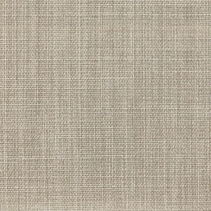 Amazon Basics Round Storage Ottoman Foot Rest, Button Tufted Upholstered Footstool with Storage, Sturdy Linen Fabric for Living Room and Bedroom, 20" x 17", Beige