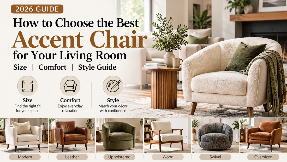 Modern accent chair for living room featuring comfortable upholstered seating, stylish design, wood legs, and contemporary home decor