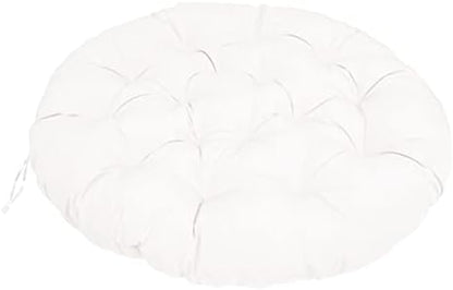 Lifup Water Resistant Papasan Chair Cushion White Round 31"