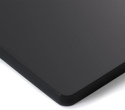 BIZUM Whole-Piece Particle Board Table Top Wood Countertop for Standing Desk DIY, 63x28x1 Inch Black Desk Top